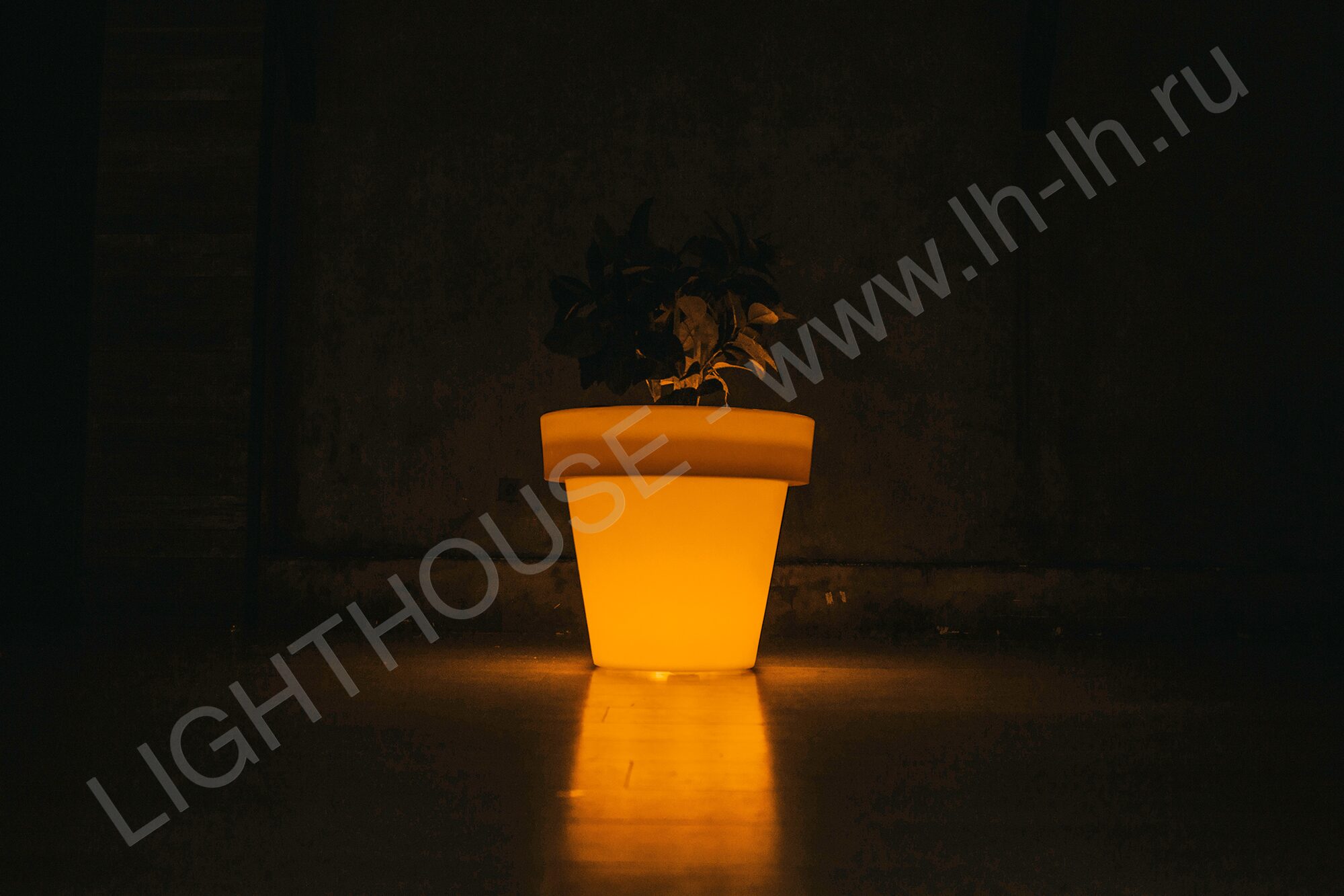 

Светящееся LED кашпо-ваза Стандарт H72 RGB 220V, Стандарт
