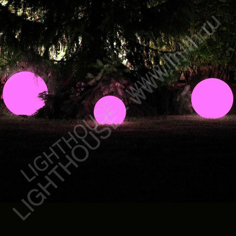 Уличный шар-светильник Moonlight 20 см RGB Acuum