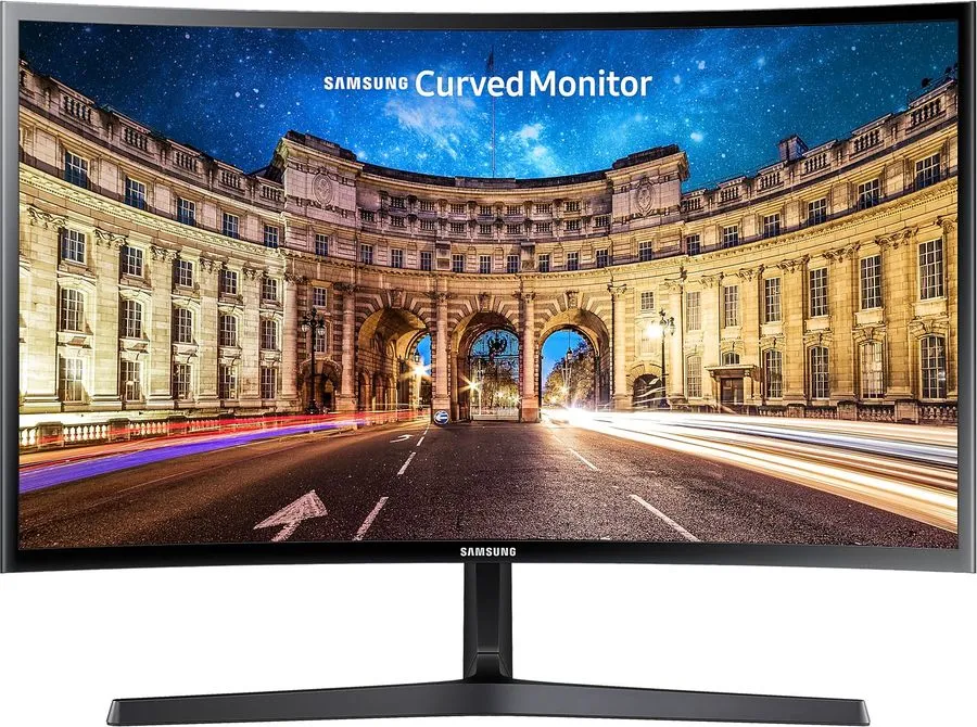 фото Монитор samsung c24f396fhi 23.5" черный (lc24f396fhicuz)