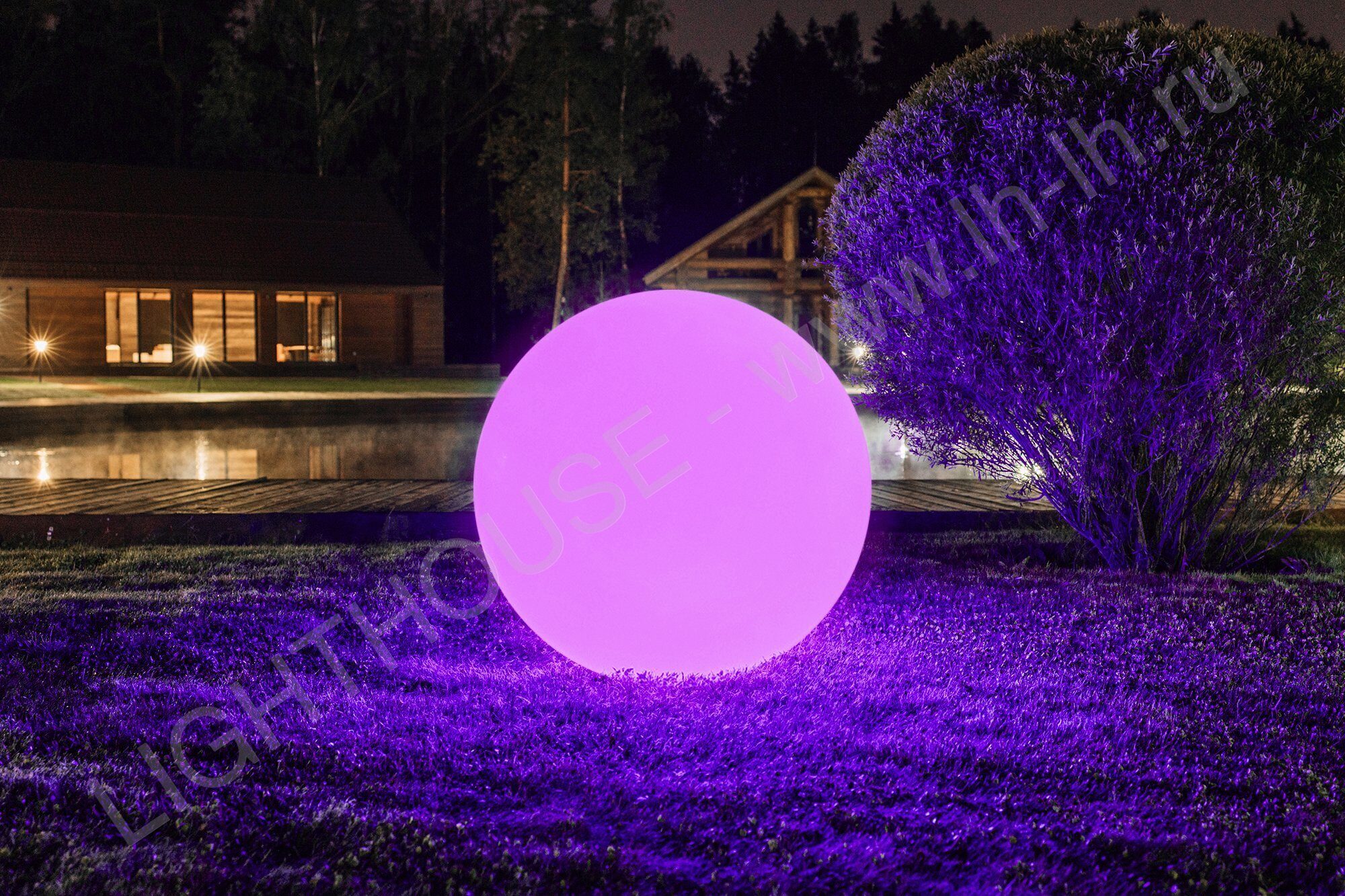 Уличный шар-светильник Moonlight 120 см 220V RGB