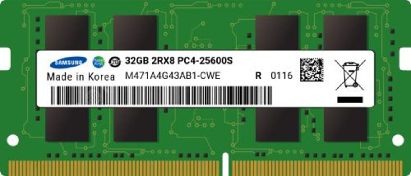 Оперативная память Samsung M471A4G43AB1-CWED0 (M471A4G43AB1-CWED0), DDR4 1x32Gb, 3200MHz