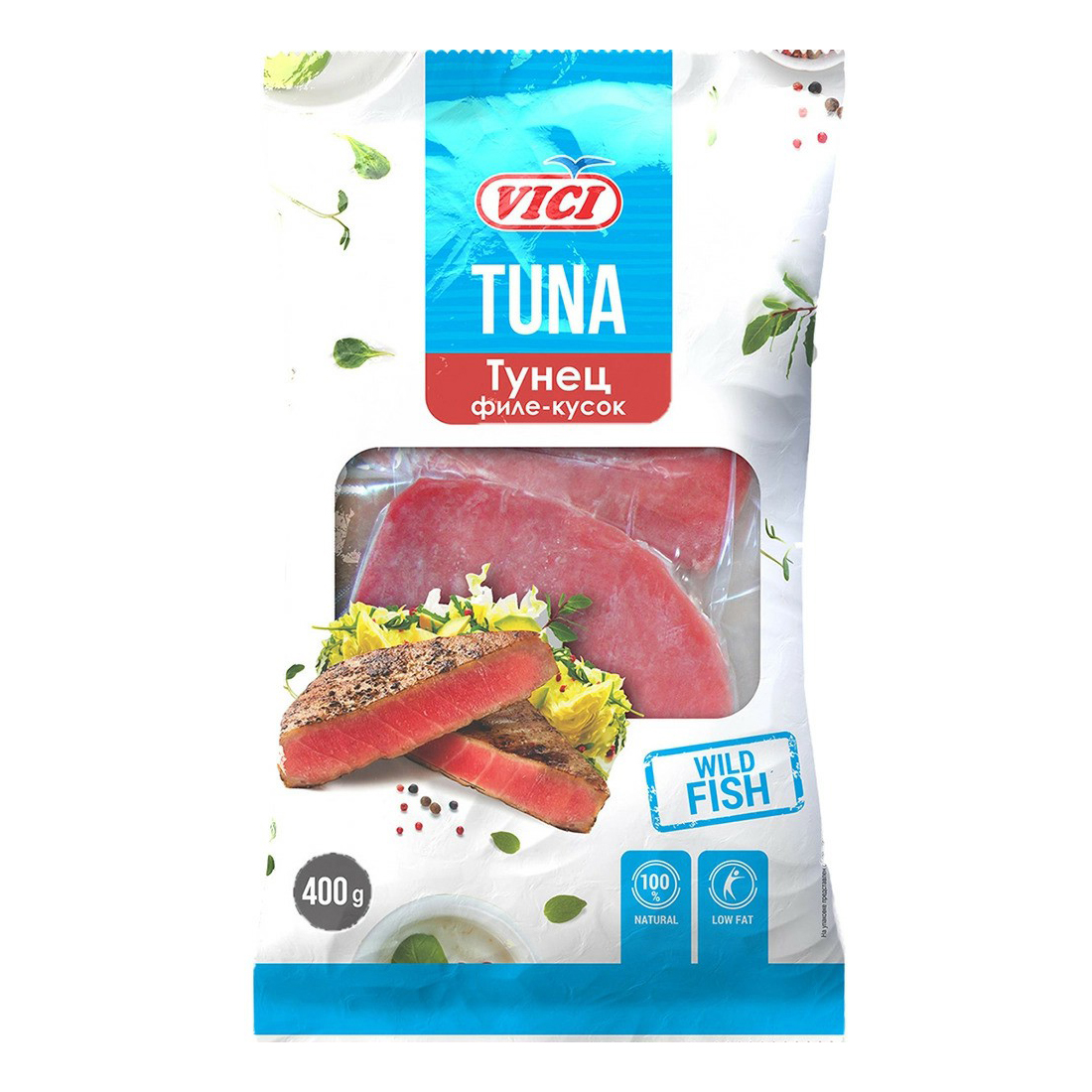

Тунец замороженный Vici филе-кусок
