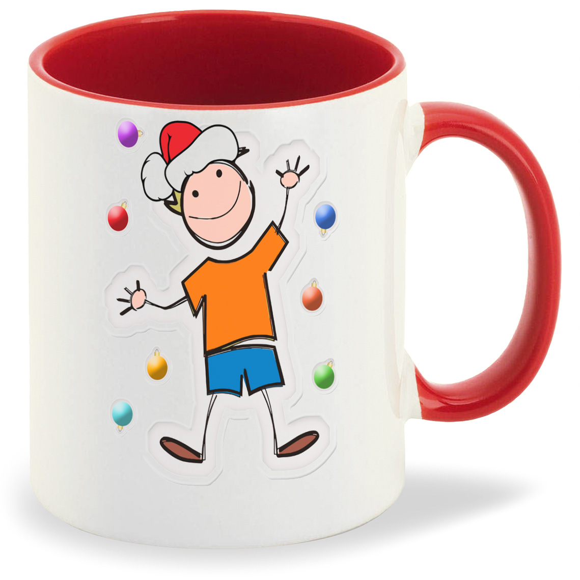 

Кружка CoolPodarok Новый год. Рисунок мальчик на снегу2, Новый год. Рисунок мальчик на снегу2