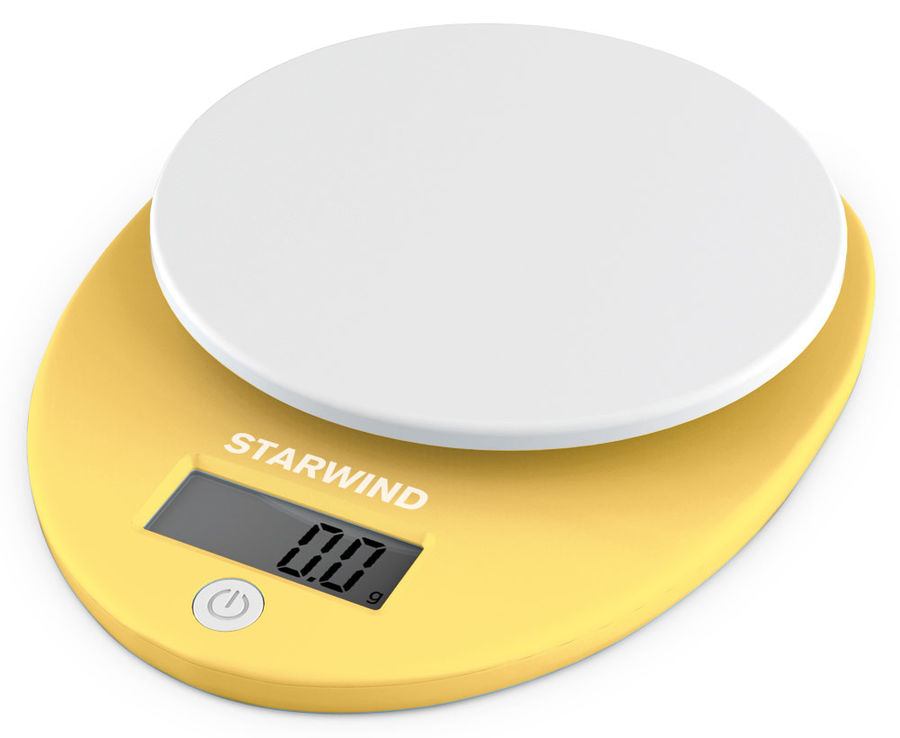 Весы кухонные STARWIND SSK2259 Yellow весы кухонные электронные starwind ssk3358 макс вес 5кг