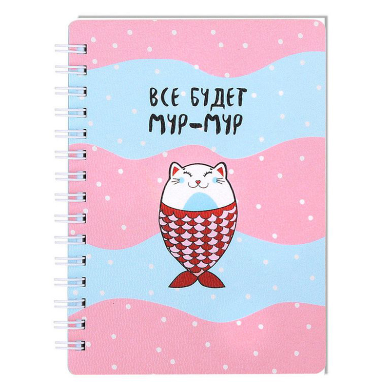 

Блокнот в клетку Be Smart Mur-mur, А6+, 80 листов (рыба), bl-036