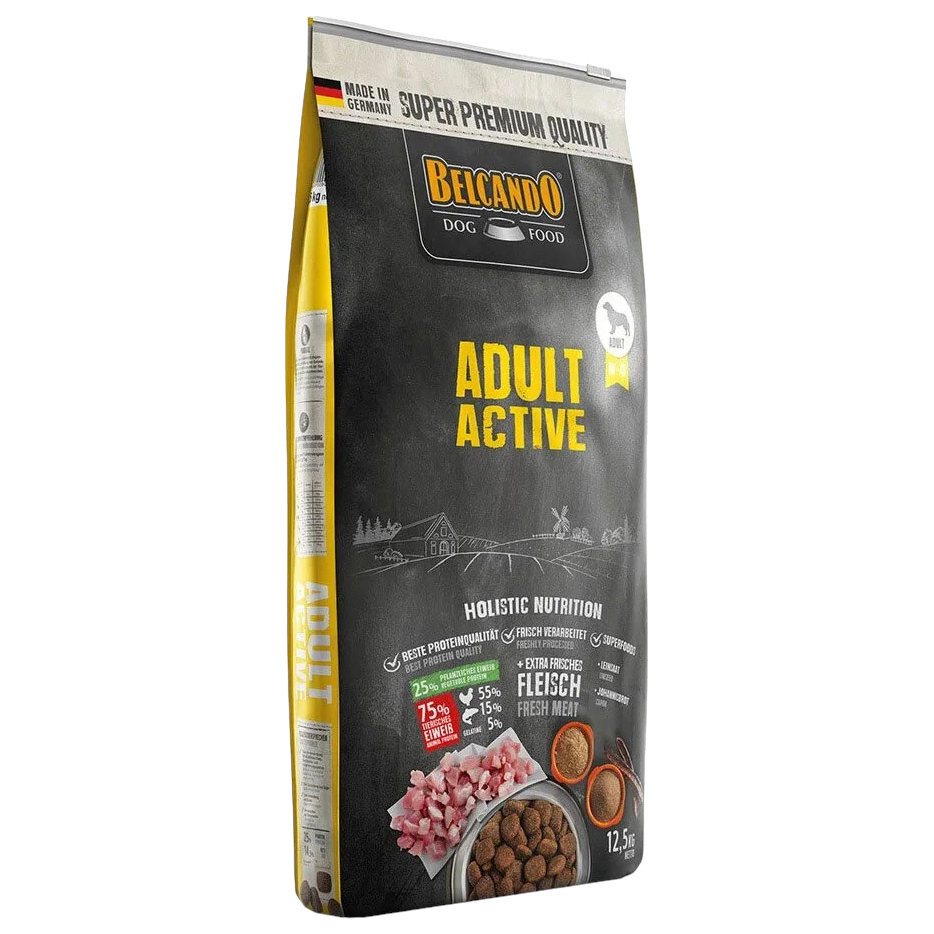 Сухой корм для собак BELCANDO Adult Active домашняя птица, 12,5кг