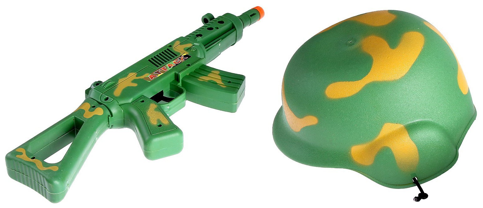 

Набор оружия автомат, каска (игрушка) S375-H41212