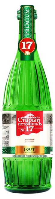 

Вода минеральная Старый источникъ №17 газированная 0,45 л
