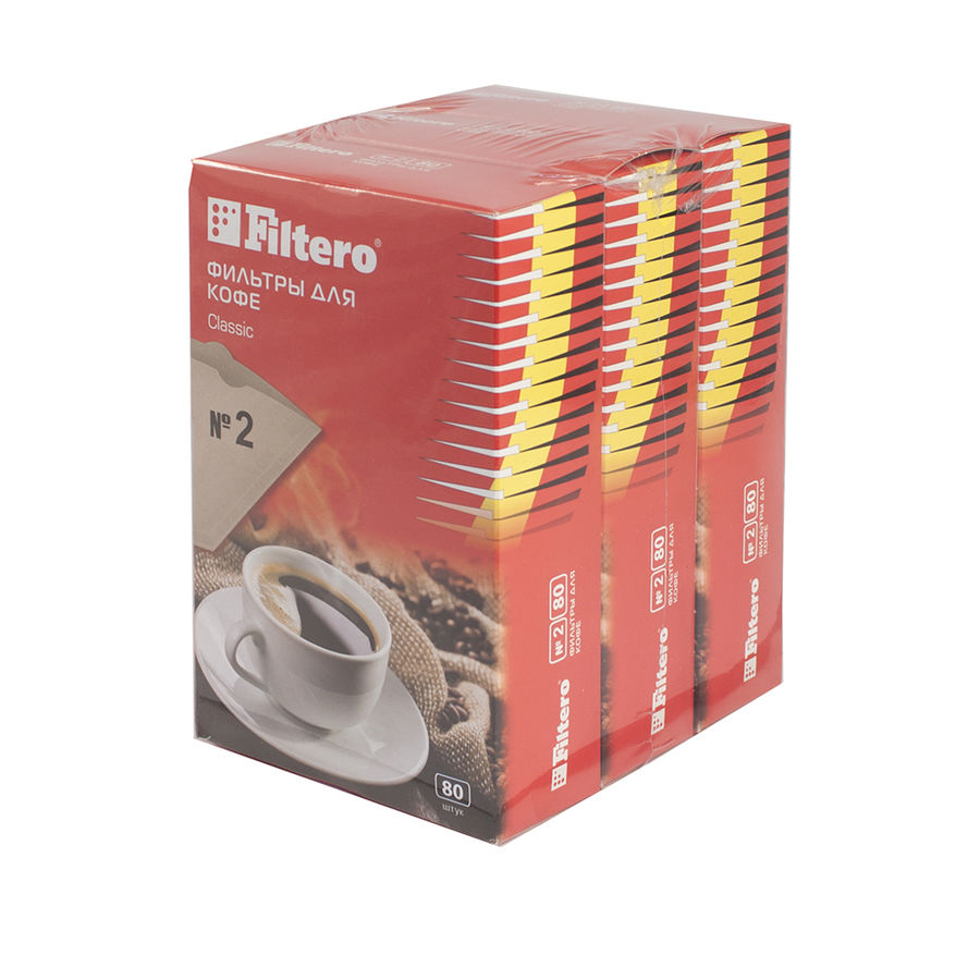 Фильтр Filtero №2 240 шт пылесборники filtero mie 04 allergo 4шт моторный фильтр и микрофильтр