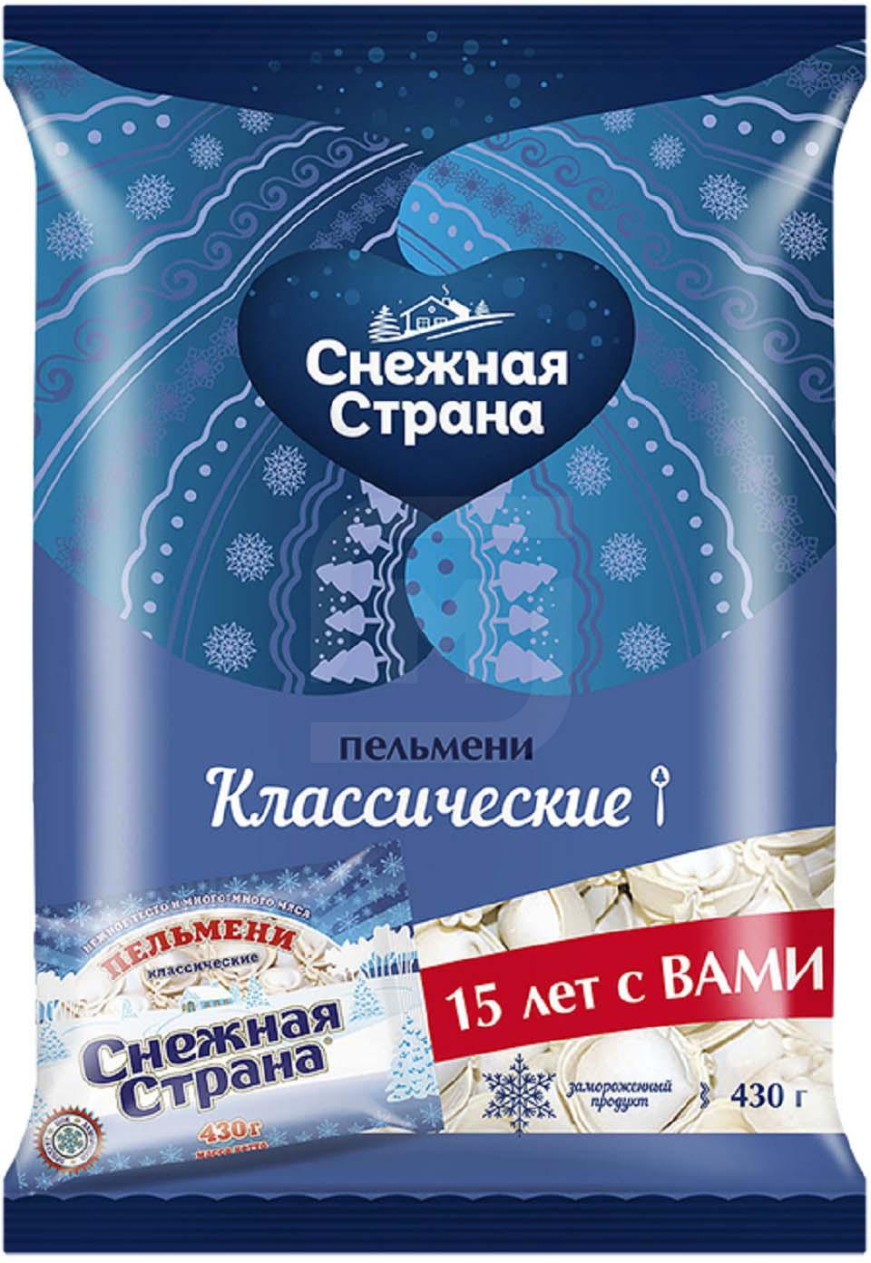 

Пельмени Снежная Страна классические 430 г