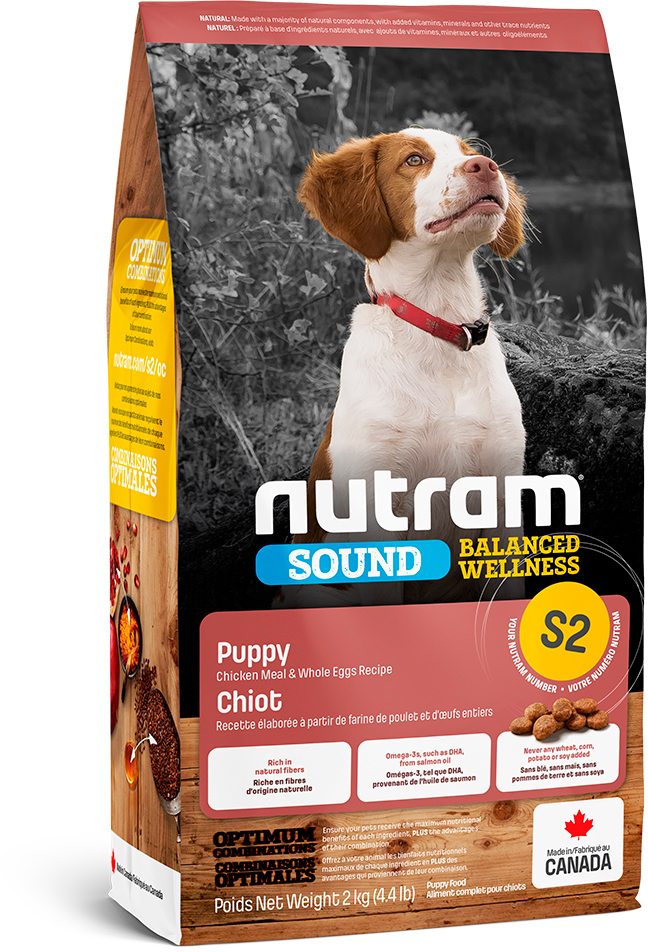 фото Сухой корм для собак nutram sound puppy, курица, 2кг