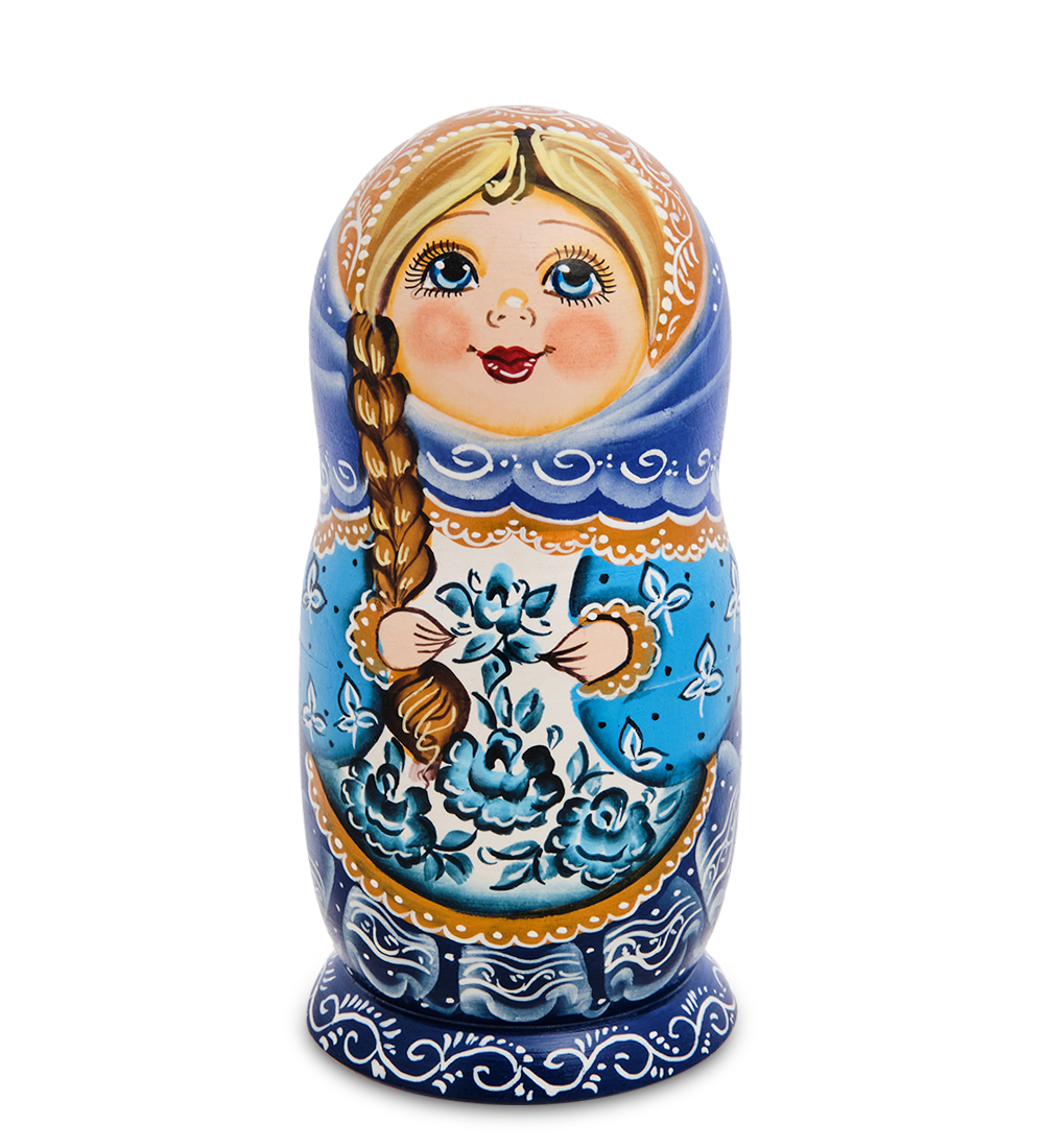 

Матрешка Настенька из Гжели