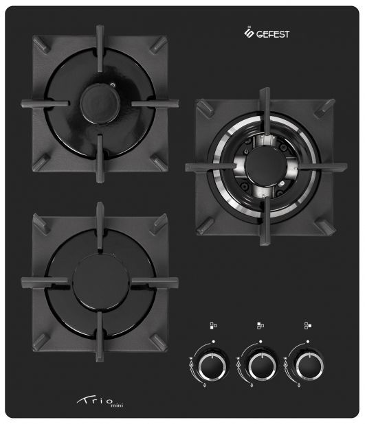 Встраиваемая варочная панель газовая GEFEST ПВГ 2100-01 К33 черный газовая варочная панель gefest сн 1210 к4