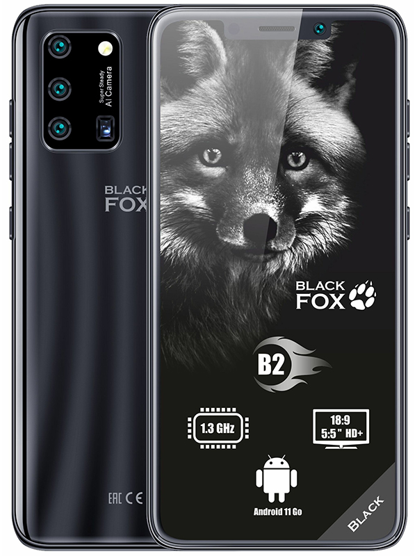 фото Смартфон black fox b2 1/8gb graphite (b2graphite)