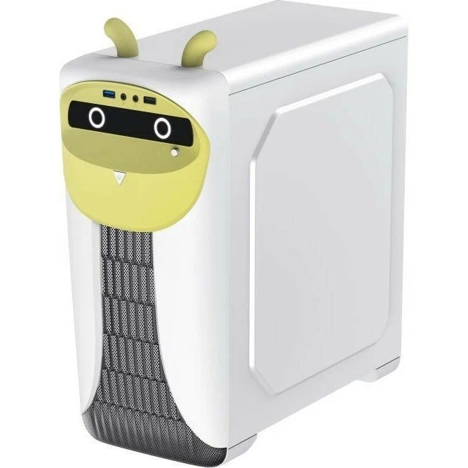 

Корпус компьютерный GameMax (Cute OWL White Yellow) белый, желтый