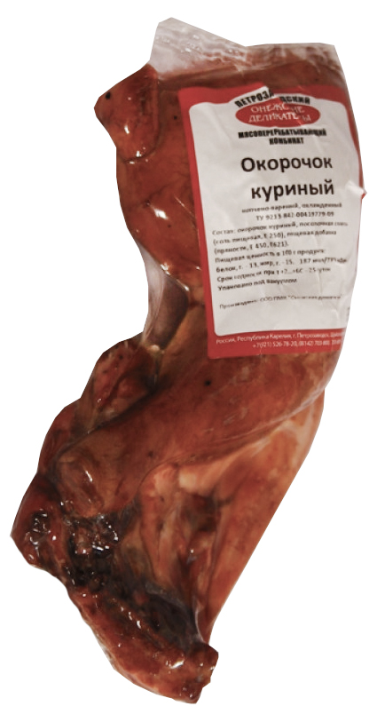 

Окорочок куриный варено-копченый Онежские деликатесы