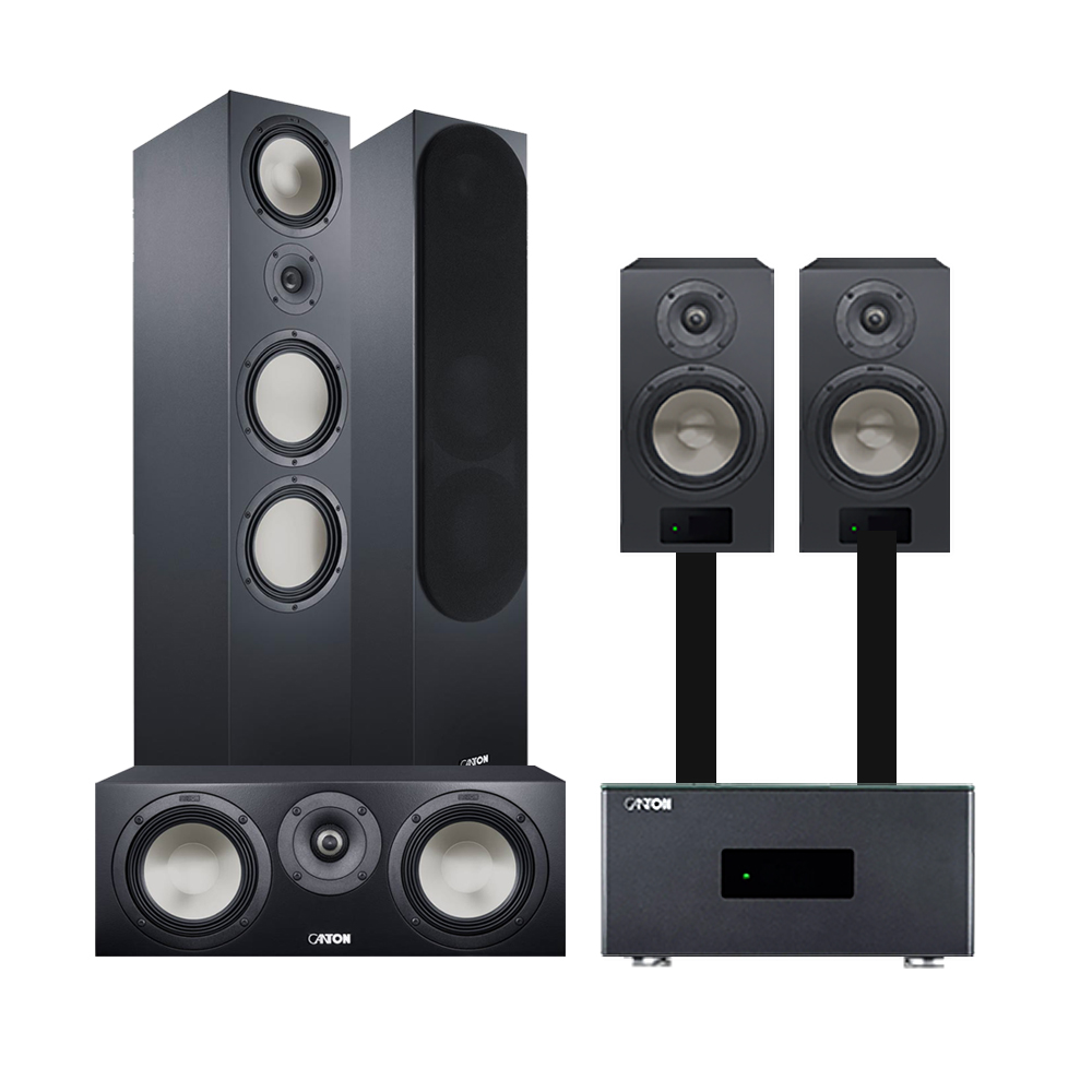 

Комплект акустики CANTON Smart Cinema GLE II, black