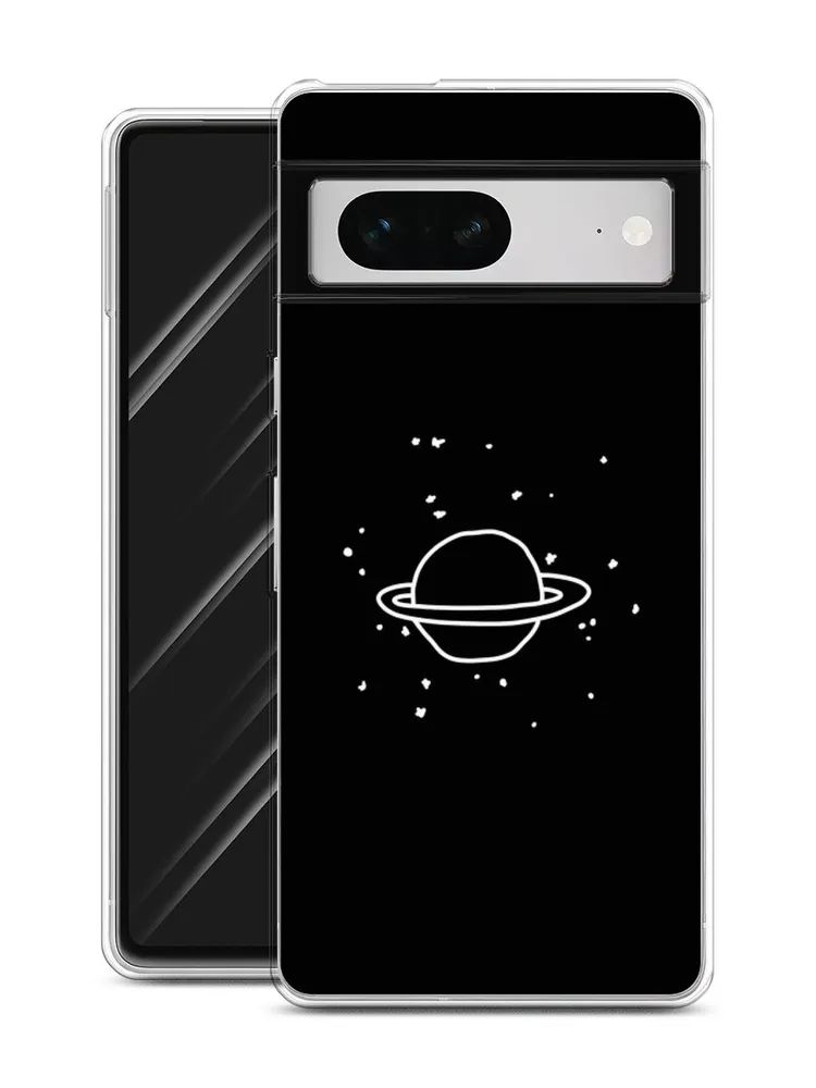 

Чехол Awog на Google Pixel 7 "Дудл Юпитера", Белый;черный