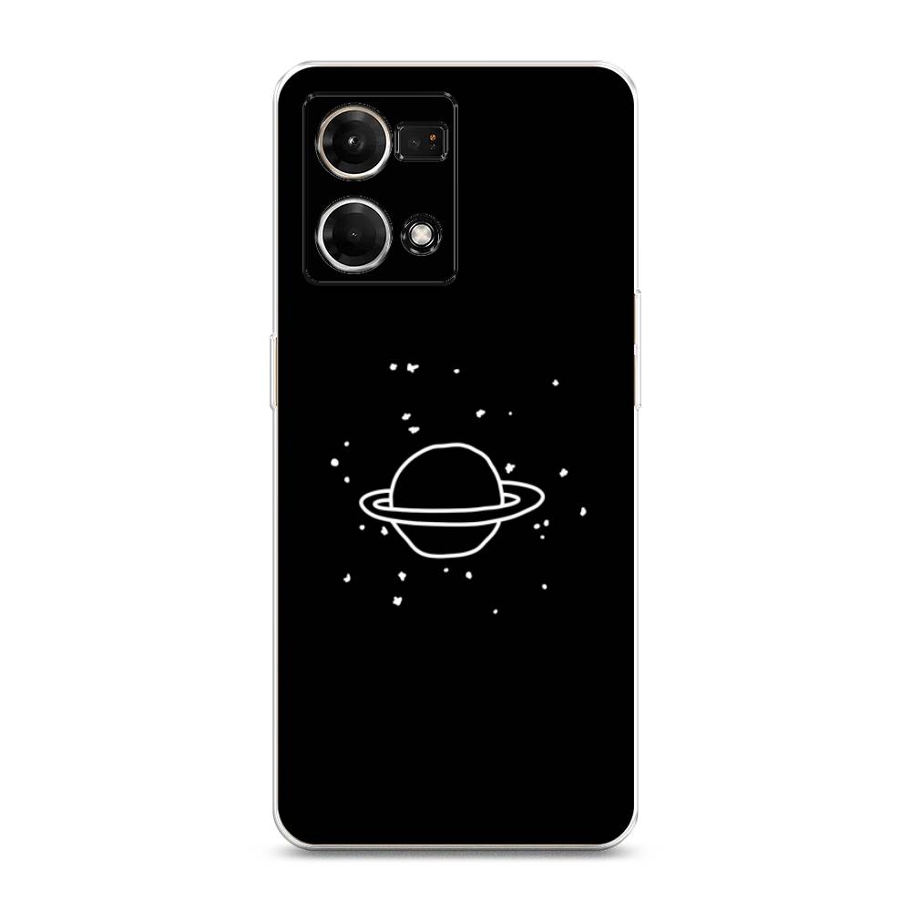 

Чехол Awog на Oppo Reno 7 4G/8 4G "Дудл Юпитера", Белый;черный