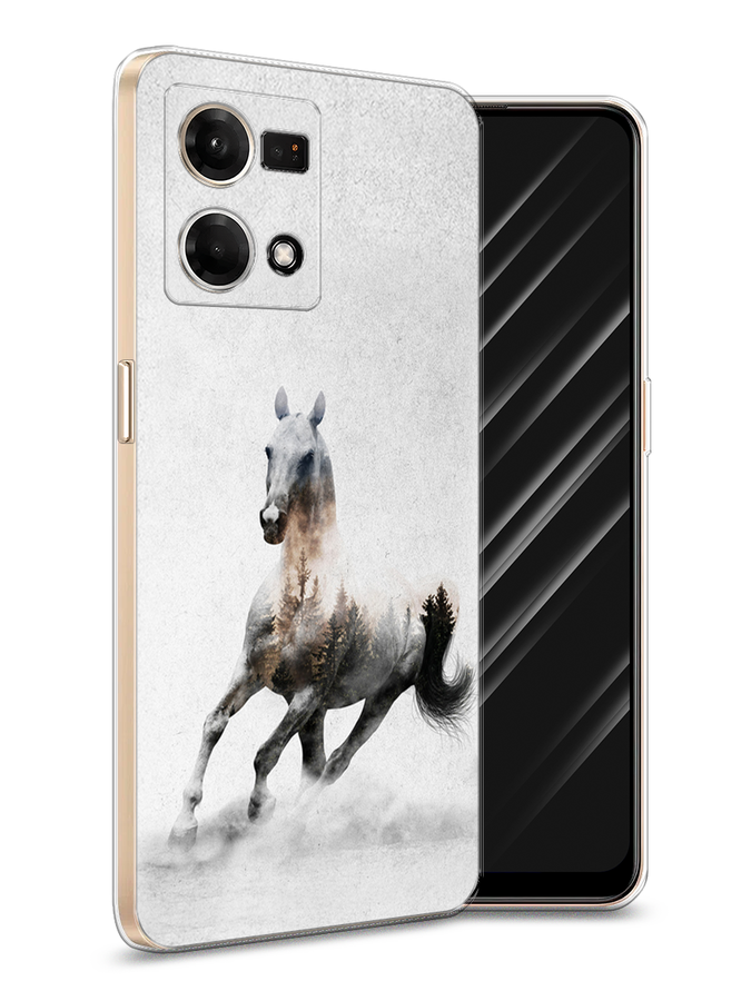

Чехол Awog на Oppo Reno 7 4G/8 4G "Корги любовь", Разноцветный