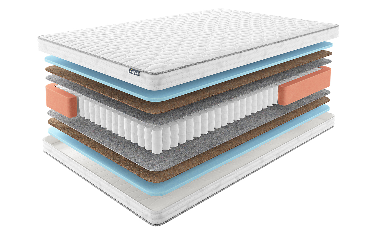 

Матрас Gupan Osteon Raum 120x200 см, Белый, Osteon Raum