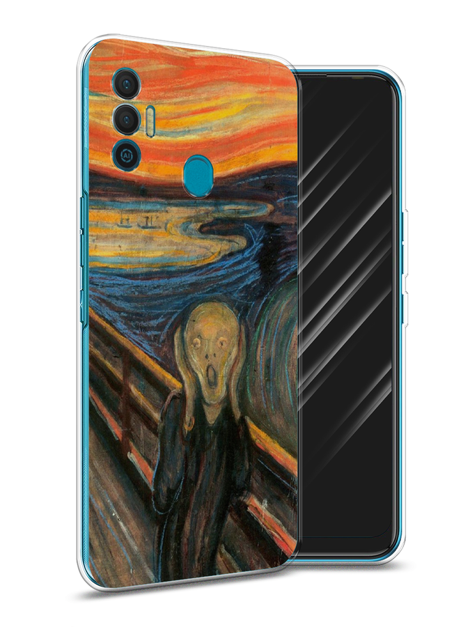 

Чехол Awog на Google Pixel 7 Pro "Крик", Разноцветный