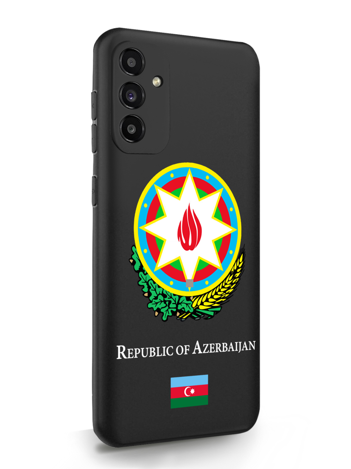 фото Чехол signumcase для samsung galaxy a13 герб азербайджана черный