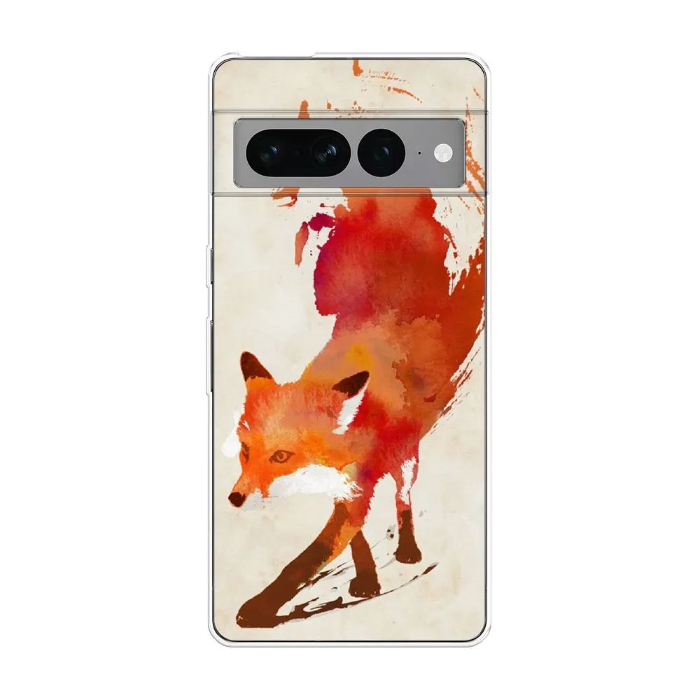 

Чехол Awog на Google Pixel 7 Pro "Лиса", Разноцветный