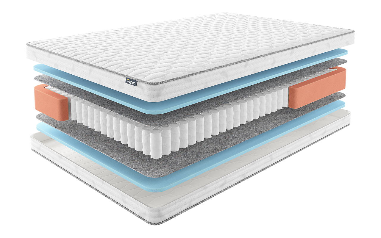 

Матрас Gupan Osteon Ravus 140x195 см, Белый, Osteon Ravus