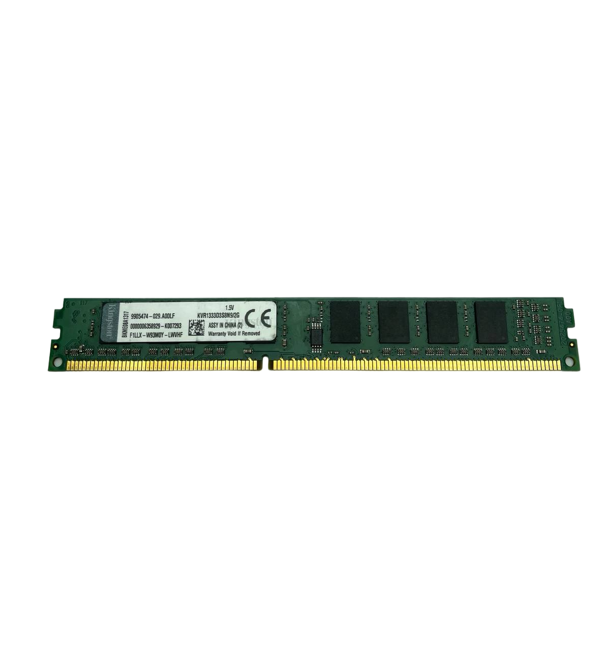 

Оперативная память Kingston VALUERAM KVR1333D3S8N9/2G DDR3 2GB, KVR1333D3S8N9/2G