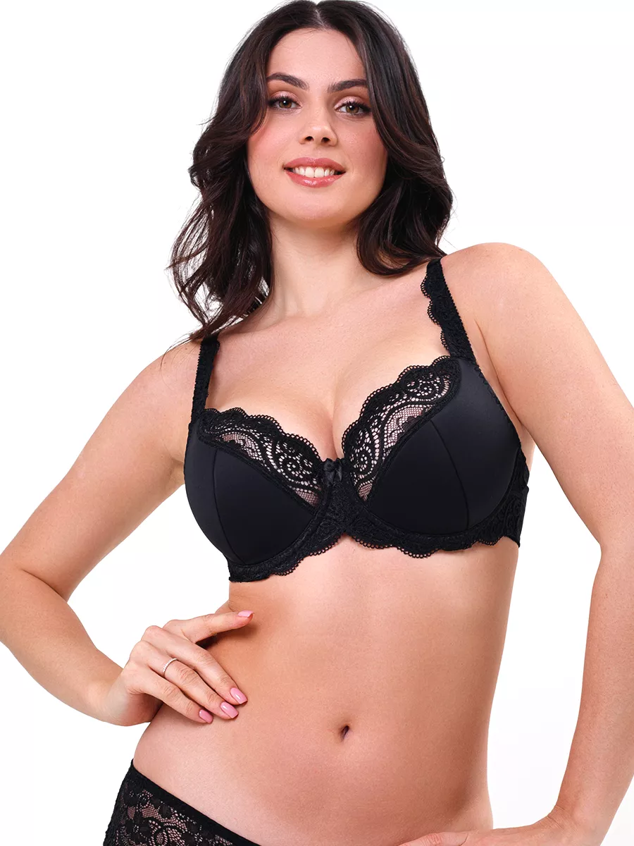 

Бюстгальтер женский Milabel lingerie 10023 черный, 10023