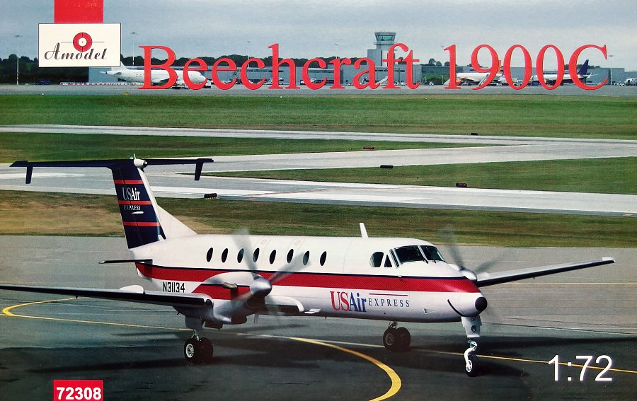 

Сборная модель Amodel 1/72 Beechcraft 1900C 72308