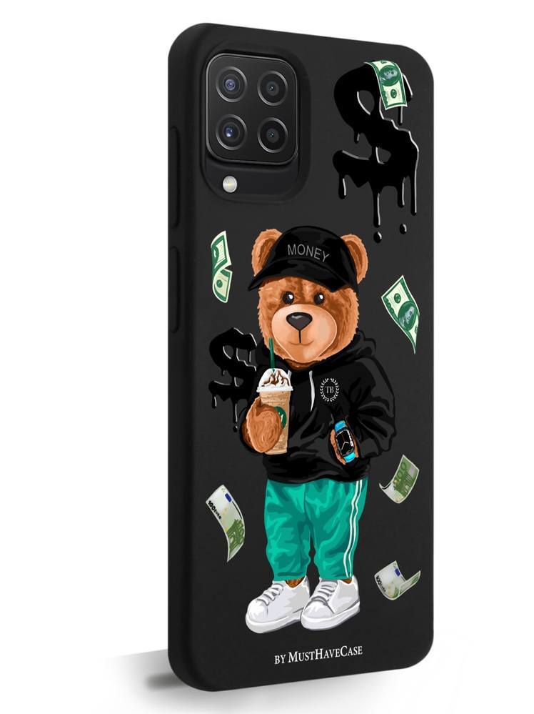 

Чехол MustHaveCase для Samsung Galaxy A22 Мишка Тони черный, Samsung Galaxy A22 Мишка Тони