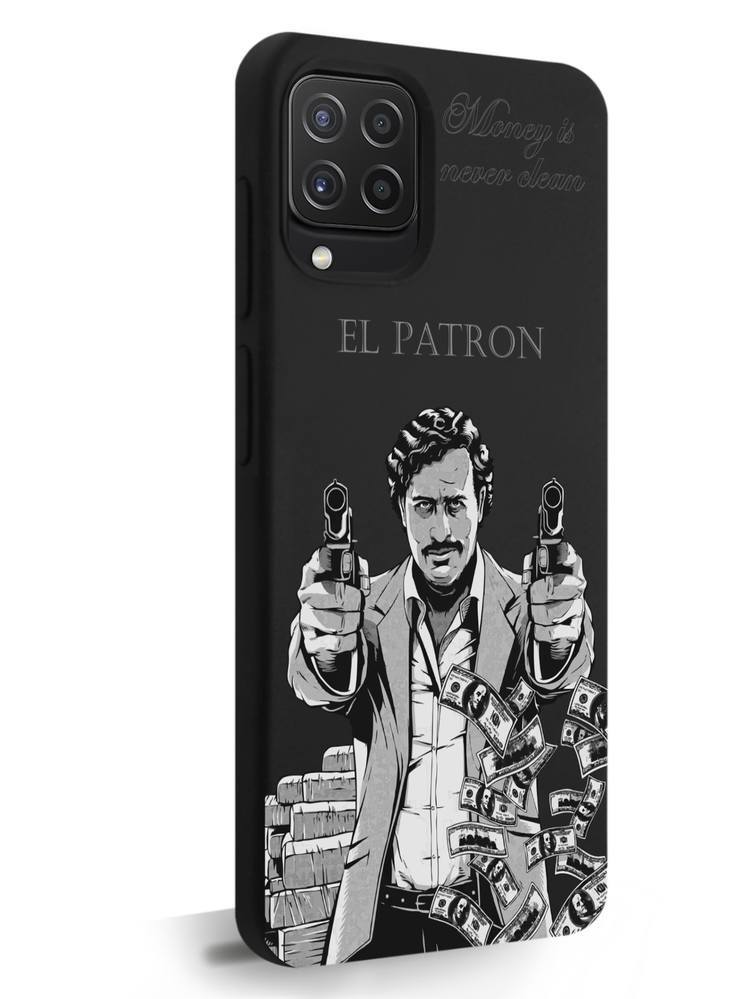 

Чехол MustHaveCase для Samsung Galaxy A22 Пабло Эскобар черный, Samsung Galaxy A22 Пабло Эскобар