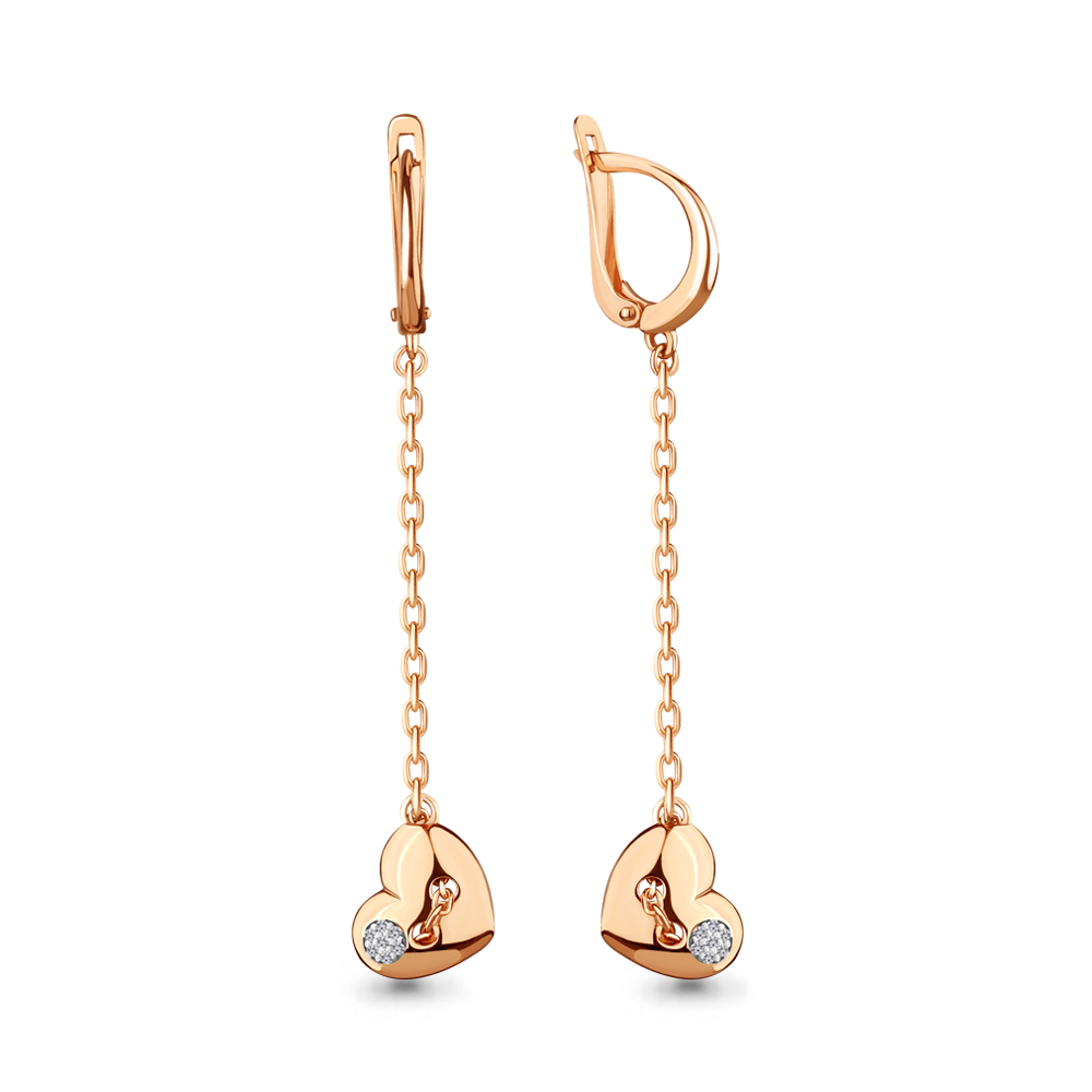 

Серьги из серебра с фианитом Aquamarine 46509А_925_з, 46509А_925_з