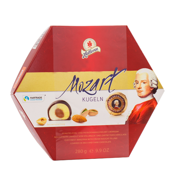 

Шоколадные конфеты Halloren Mozart Kugeln с марципаном 280 г