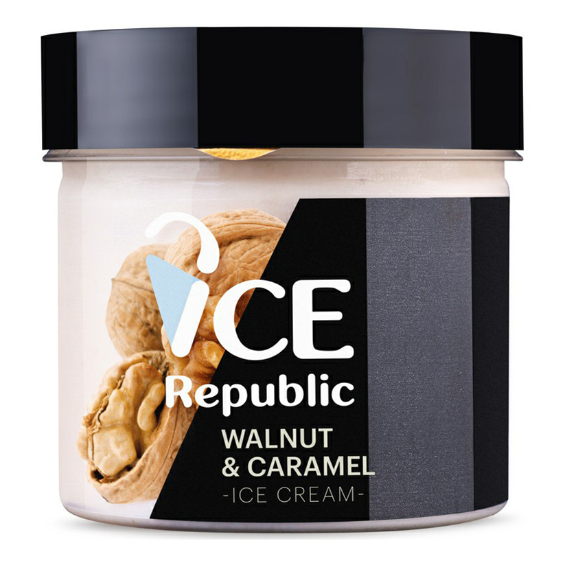 

Мороженое молочное Ice Republic со вкусом карамели и грецкого ореха 70 г