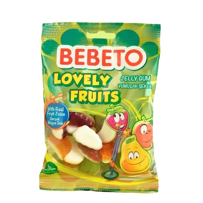 Жевательный мармелад BEBETO LOVELY FRUITS, 70 г Турция