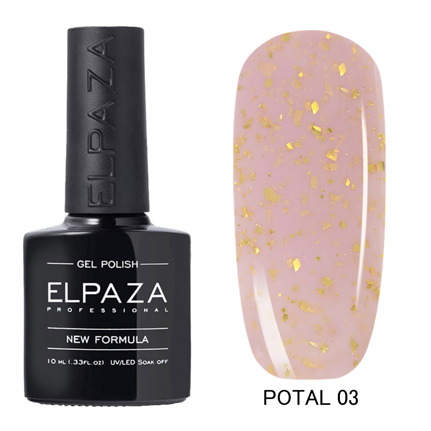 Гель-лак Potal Elpaza 03 гель лак pashe nude collection 14 камуфлирующий бежевый 9 мл