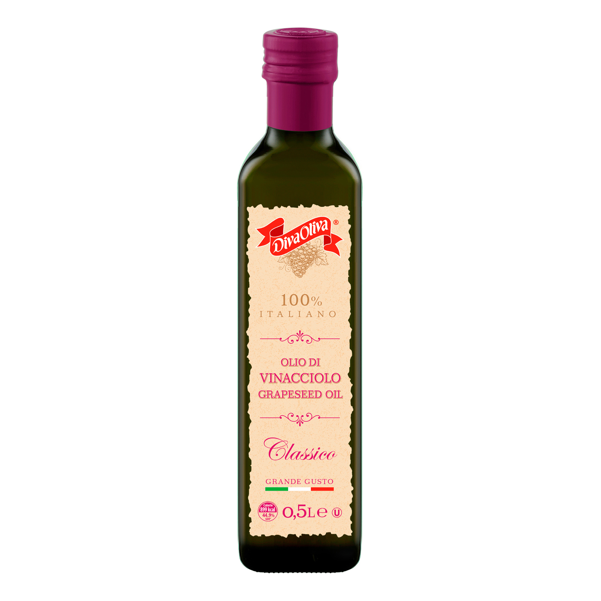 

Виноградное масло Diva Oliva Vinacciolo Classico 500 мл