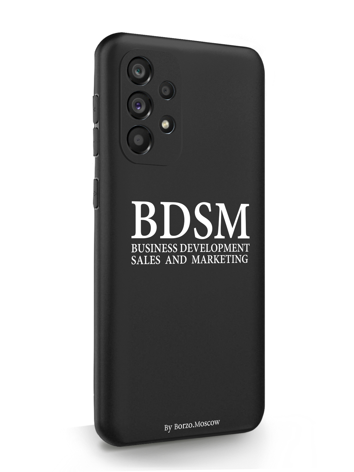 

Чехол Borzo.Moscow для Samsung Galaxy A53 business development sales and marketing, черный, Белый;черный