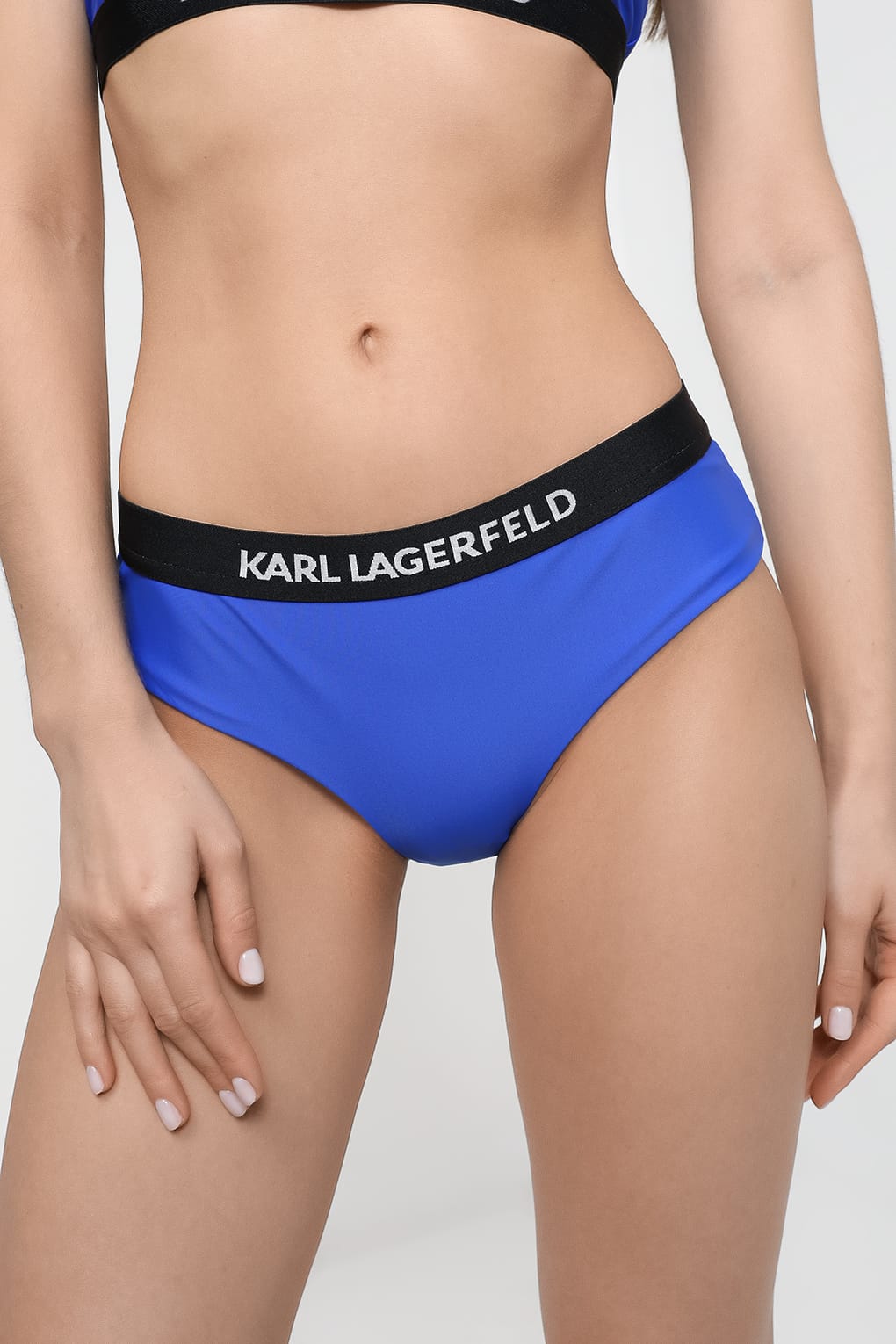 

Плавки женские Karl Lagerfeld 230W2214 синие XL, Синий, 230W2214