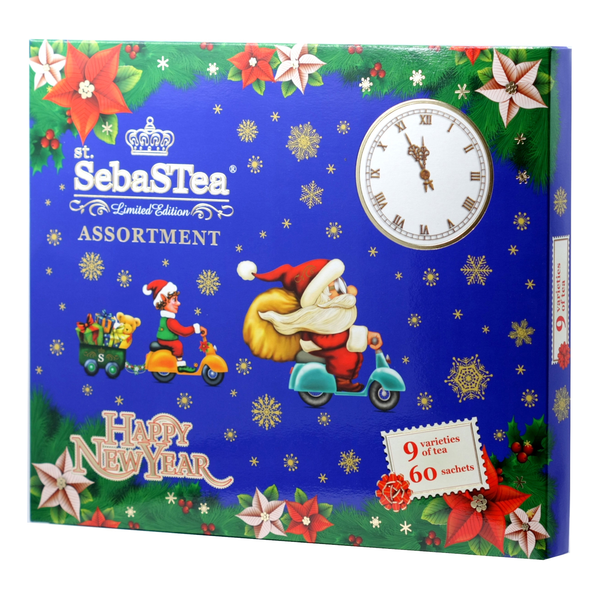 

Коллекция чая SebaSTea Holiday Fever Ассорти 1 в пакетиках 60 шт 98 г