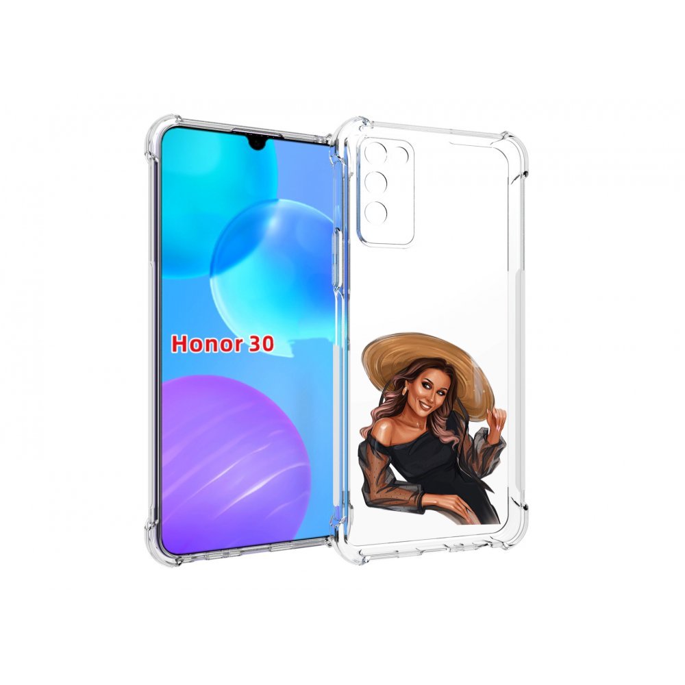 

Чехол MyPads Девушка-в-боди женский для Huawei Honor 30 Lite, Tocco