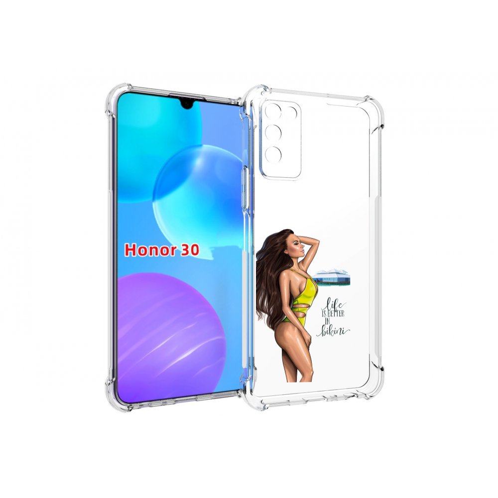 

Чехол MyPads Девушка-в-купальнике для Huawei Honor 30 Lite, Tocco