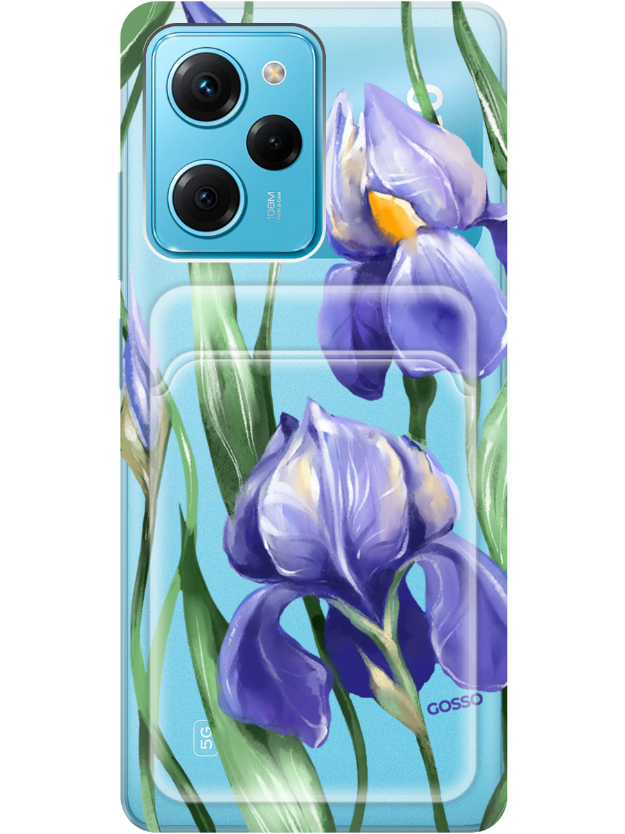 

Силиконовый чехол на Xiaomi Poco X5 Pro 5G с рисунком "Amazing Irises" прозрачный, Прозрачный;белый;синий, 20011951