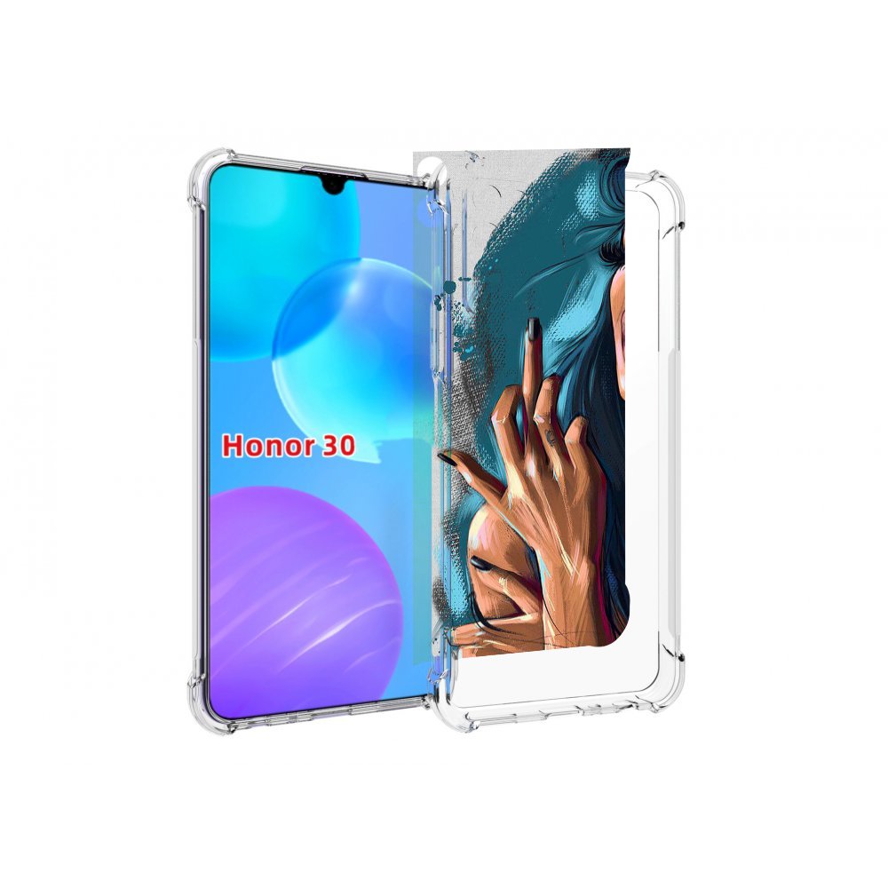 

Чехол MyPads Девушка-нарисованная-дерзкая женский для Huawei Honor 30 Lite, Tocco