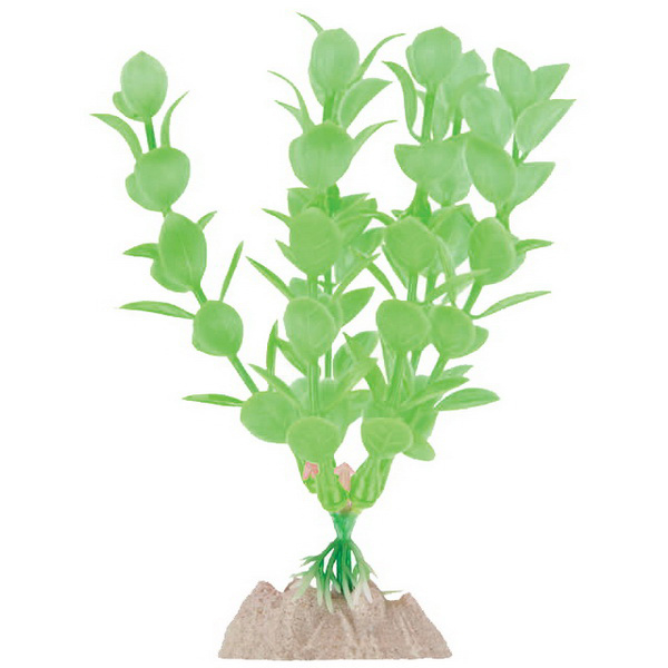 фото Искусственное растение для аквариума glofish, растение м зеленое ,пластик