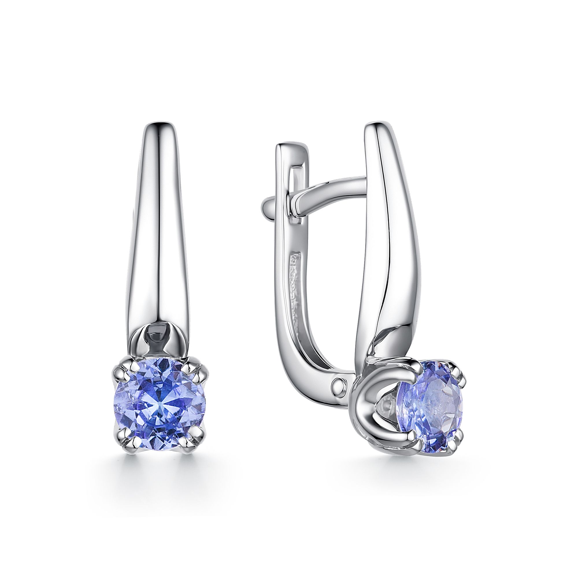 

Серьги из белого золота с танзанитом АЛЬКОР 21846-204, 21846-204