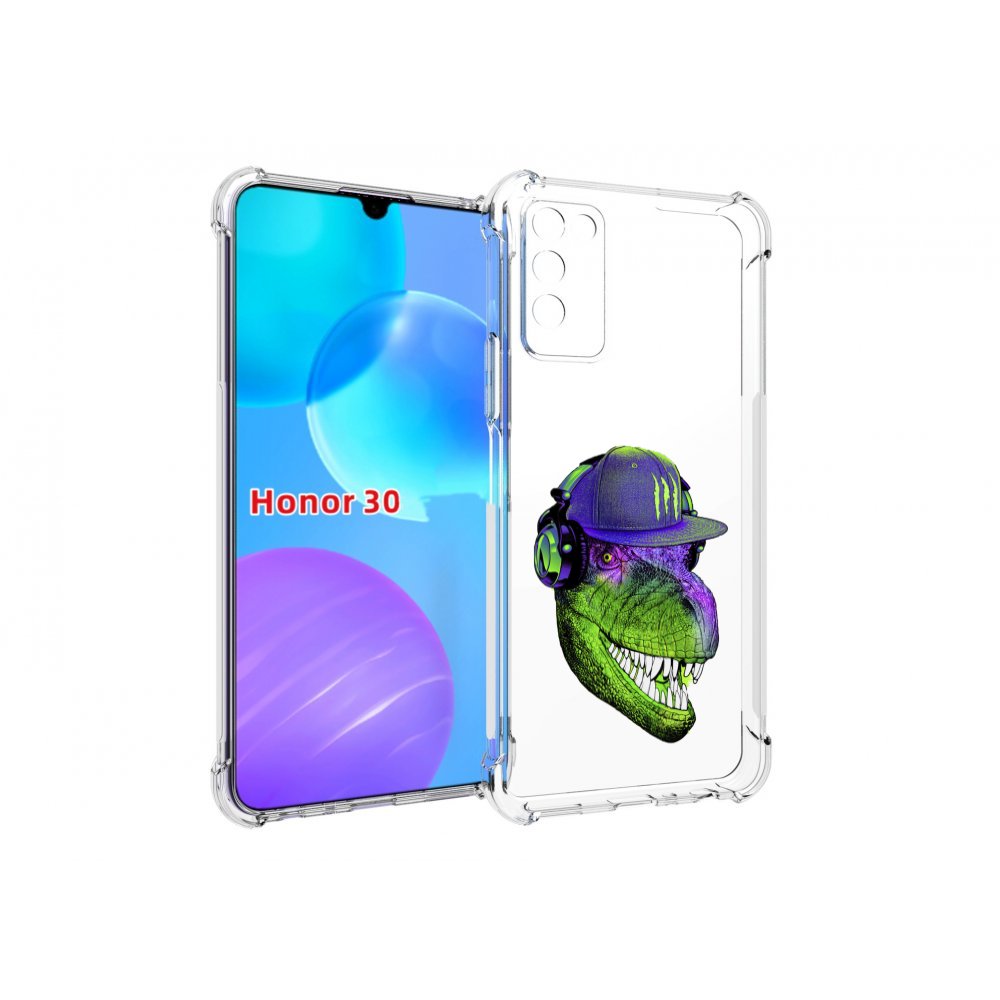 

Чехол MyPads Динозавр в кепке для Huawei Honor 30 Lite, Tocco